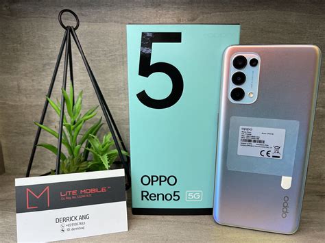 Oppo Reno G Gb Galactic Silver Mobile Phones Gadgets