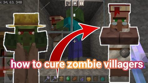 How To Cure Zombie Villagers In Minecraft Youtube