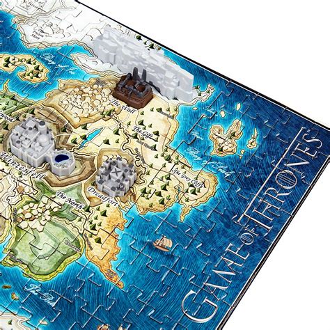 Game Of Thrones 3d Puzzle Westeros Map 350 Pces