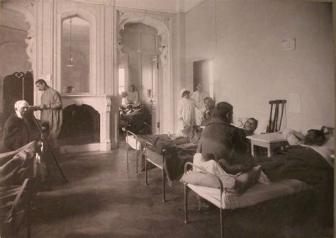 Hospital for wounded in Russia