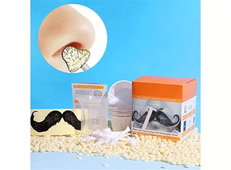 Nose Wax Kit For Men Women Waxing Kit For Quick Easy Nose Hair Removal Nose Hair Removal Wax