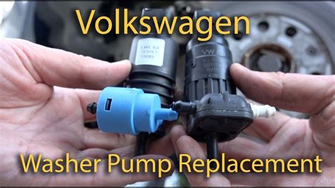 Volkswagen Washer Pump Replacement How To Find Hidden Windshield