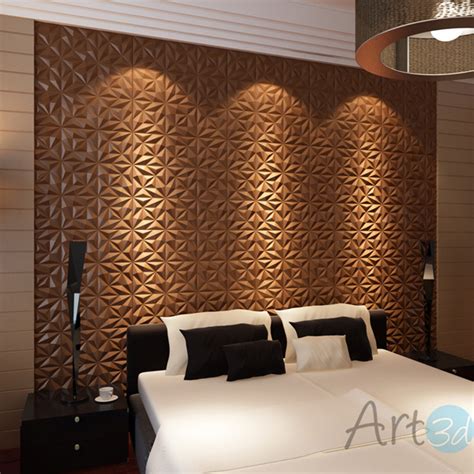 3D Leather Wallcovering