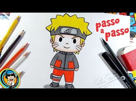 COMO DESENHAR O NARUTO A TÉCNICA DO DESENHO ESPELHADO PASSO A