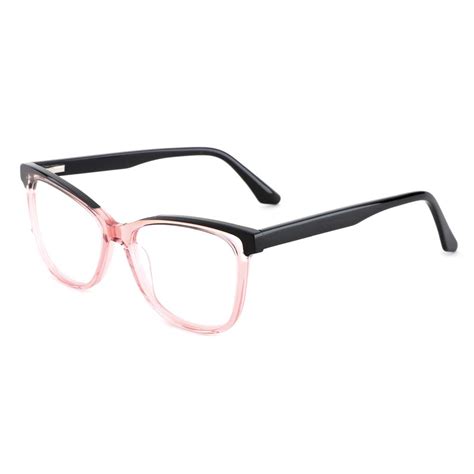 New Acetate Double Color Cat Eye Optical Frames