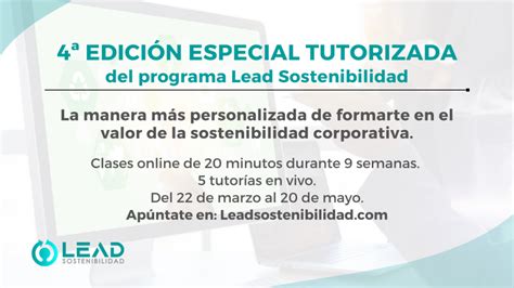 Descuento para socios de DIRSE en la 4ª edición tutorizada de Lead