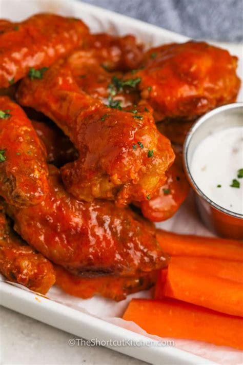 Oven Baked Chicken Wings So Easy The Shortcut Kitchen