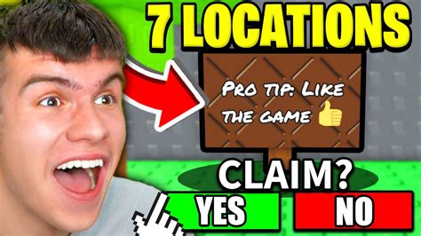 How To Find All 7 Pro Tip Locations In Slide Down A Hill Roblox