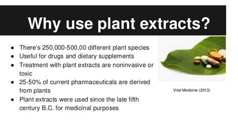 Plant Extract Presentation