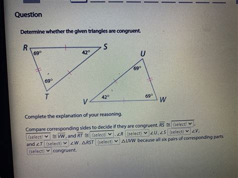 Answered Determine Whether The Given Triangles Bartleby