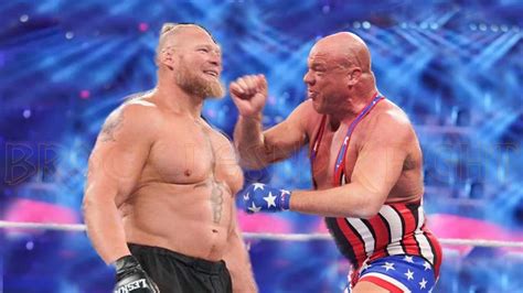 Brock Lesnar Vs Kurt Angle Match Youtube