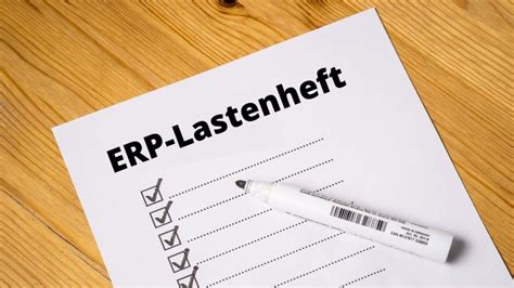 Erp Lastenheft Erstellen Mit Unserer Schritte Anleitung