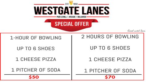 Specials | Westgate Lanes & Entertainment Complex | Brockton, MA