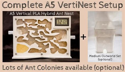 Ant Farm Kit Vertical Ant Hybrid Nest