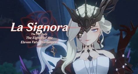 Signora In Genshin Impact Everything Known About Her So Far