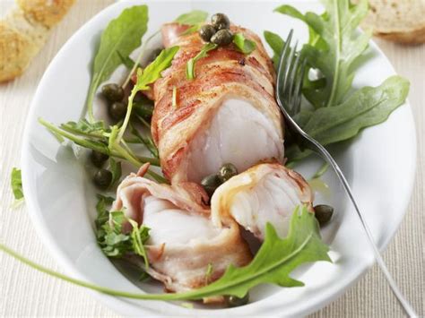 Bacon Wrapped Monkfish Fillet