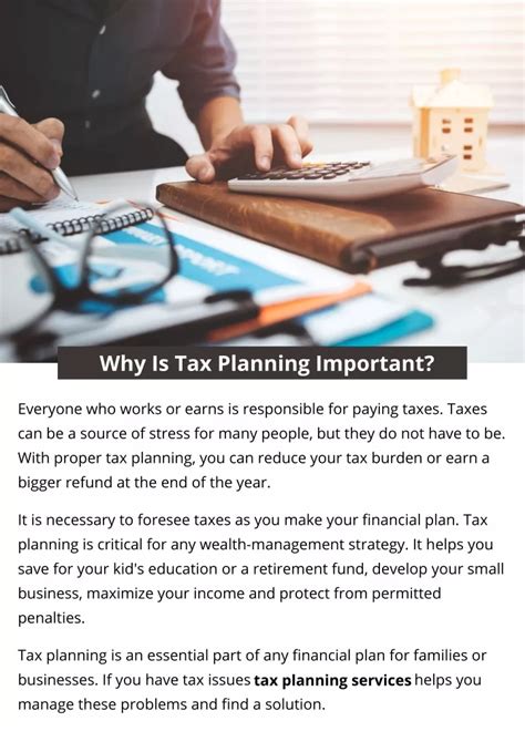 Ppt Why Is Tax Planning Important Powerpoint Presentation Free