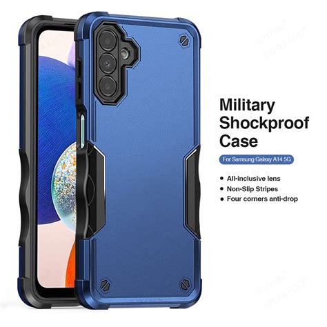 Military Grade Bumpers Armor Phone Case Camera Lens Protection Back Cover For Samsung Galaxy A55