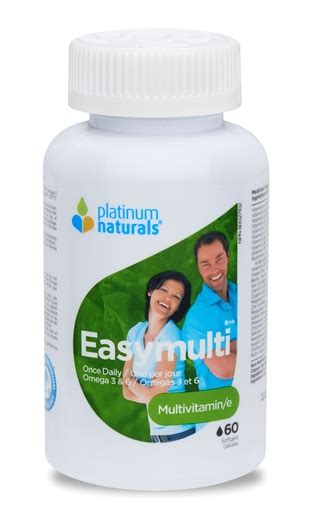 Platinum Naturals Easymulti, 60 Softgels | BuyWell.com - Canada's online vitamin, beauty ...