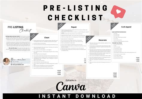 Pre Listing Checklist Real Estate Listing Agent Musthave Listing