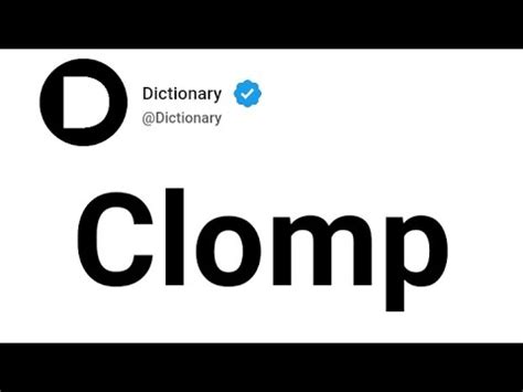 clomp meaning  english youtube