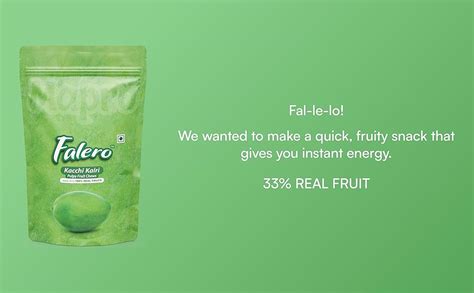 Falero Raw Mango Fruit Chews 175 Gm Kacchi Kairi Calcium Iron