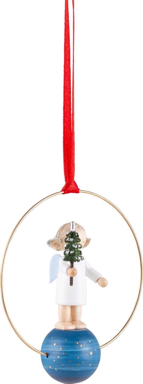 Christbaumschmuck Engel Mit B Umchen Cm Von Werkst Tten Flade