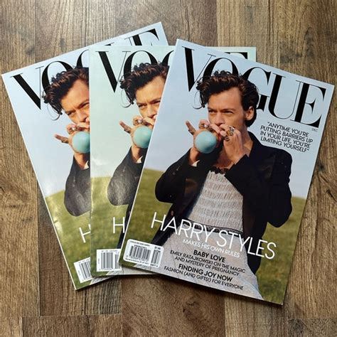 Vogue Art Harry Styles Vogue Cover Poshmark