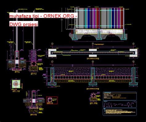 Muhafaza Tipi Dwg Projesi Autocad Projeler