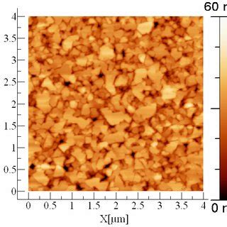 A AFM Image And Roughness Measurement After 10 Min Of The 1 St