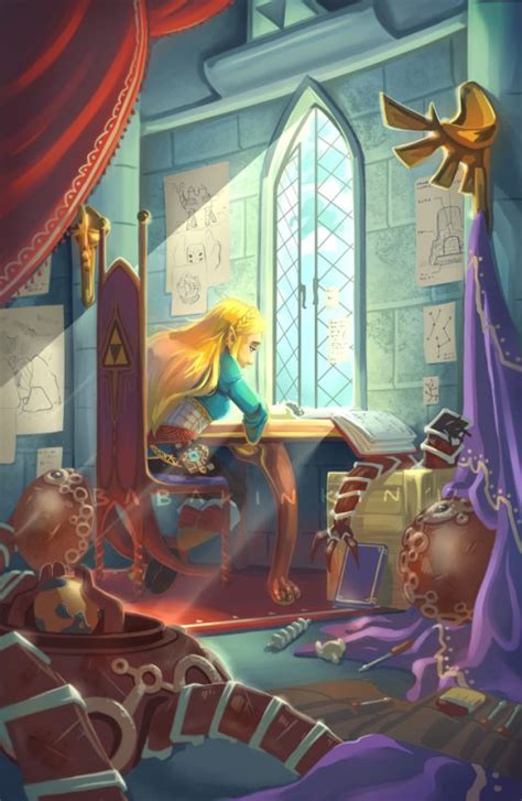 Yugas Art Gallery The Scholars Struggle Zelda Universe