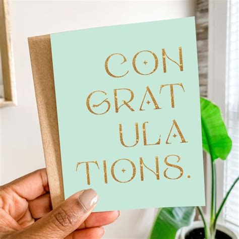 Printable Congratulations Card Congrats Greeting Card Happy Etsy