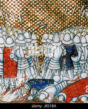 Battle Of Crecy August As Shown In Jean Froissart S Chronicles