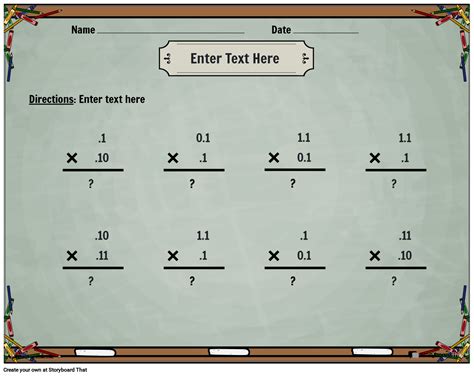 Decimālzīmes Ainavas Krāsa 3 Storyboard por lv examples