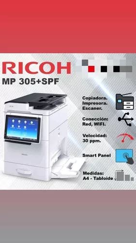 Impresora Multifuncional Ricoh Mp 305 MercadoLibre