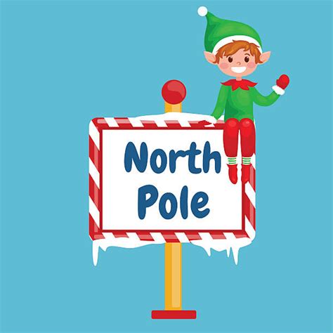 Best North Pole Sign Illustrations Royalty Free Vector Graphics And Clip