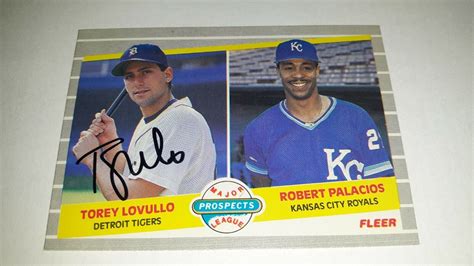 Torey Lovullo Signed 1989 Fleer Rookie Card RC Autographed Baseball ...