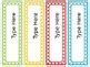 Editable Polka Dot Classroom Labels By Amy Marshall TpT