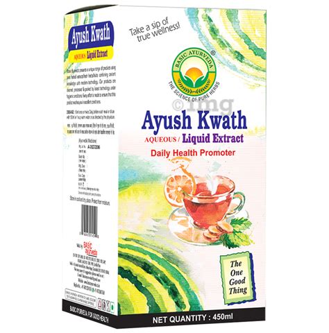 Basic Ayurveda Ayush Kwath Aqueous Liquid Extract Buy Bottle Of 450 0