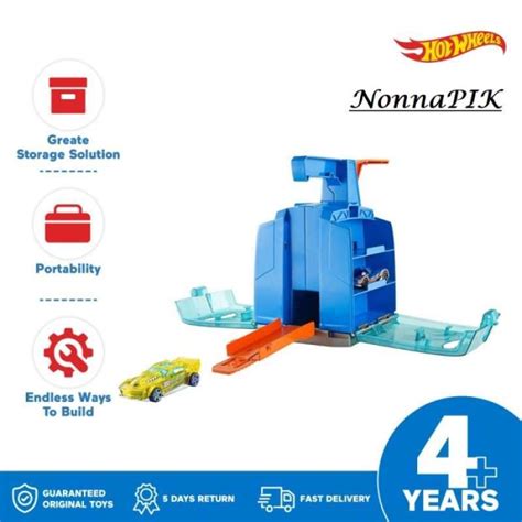 Jual Hot WheelsÂ Track Builderâ Display Launcher Hotwheels Race Case di Seller DENTA TOYS