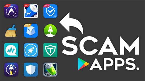 Google Play Scam Apps Booster Apps Battery Saver Apps Antivirus