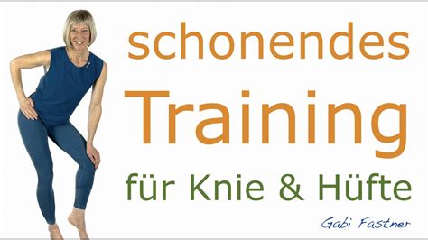 20 min schonendes Training für Hüfte und Knie ohne Geräte im