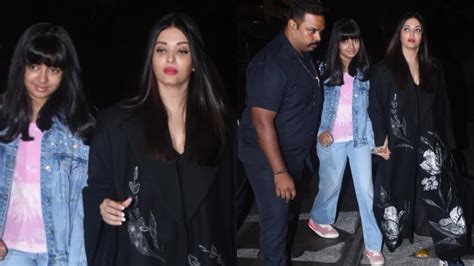 Aishwarya Rai Along With Daughter Aaradhya Bachchan Jets Off To Cannes