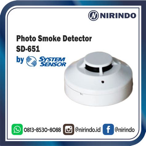 Jual Photoelectric Smoke Detector SD 651 B401 Notifier By Honeywell