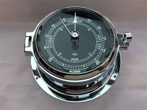 Chrome Prestige Barometer 160mm FCC Precision Barometer Chrome