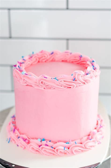 Birthday Sprinkle Cake Pink Birthday Cakes Cake Decorating Amazing Cake