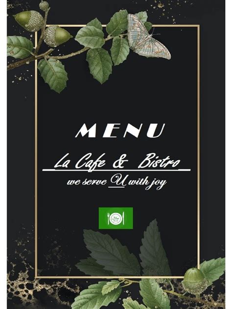 La Cafe & Bistro Menu | PDF