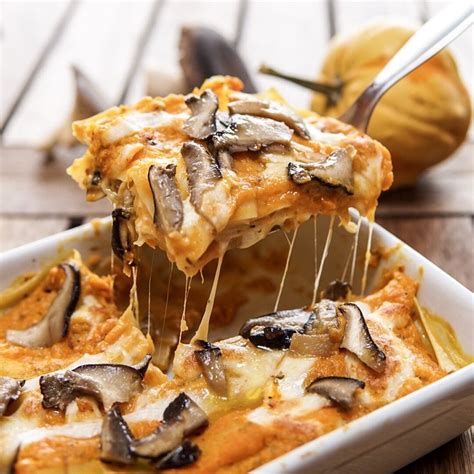 Lasagna Di Zucca E Funghi Light Basilico Secco Ricette Ricette Di