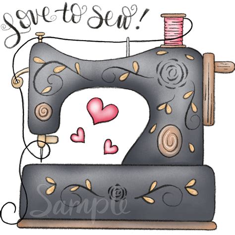 Sewing Machine Clipart