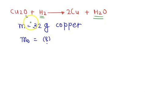 Solved When Copper Ii Oxide Is Heated In The Presence Of Hydrogen